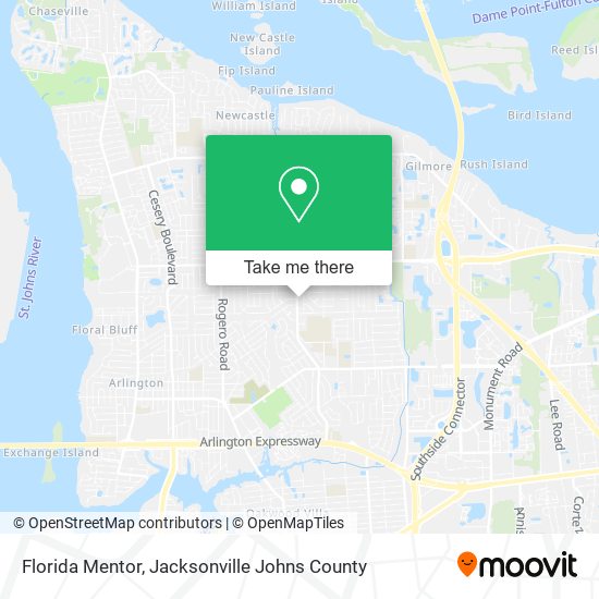 Mapa de Florida Mentor