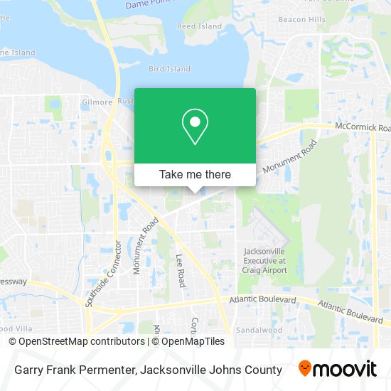 Garry Frank Permenter map