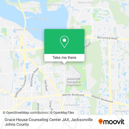 Grace House Counseling Center JAX map