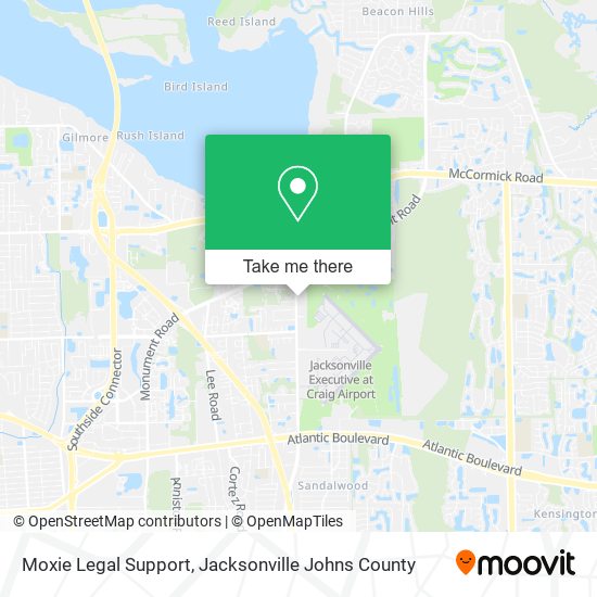 Mapa de Moxie Legal Support
