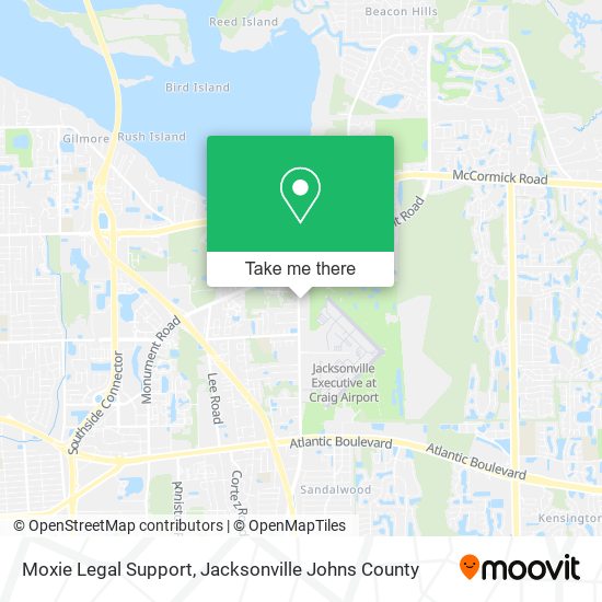 Moxie Legal Support map