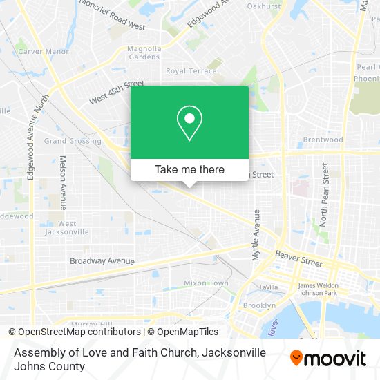 Assembly of Love and Faith Church map