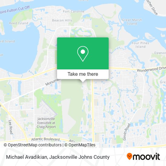 Mapa de Michael Avadikian