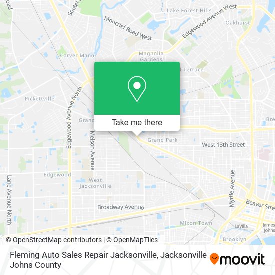 Fleming Auto Sales Repair Jacksonville map