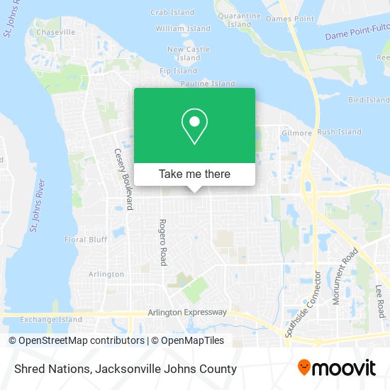 Shred Nations map
