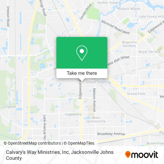 Mapa de Calvary's Way Ministries, Inc