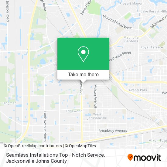 Seamless Installations Top - Notch Service map