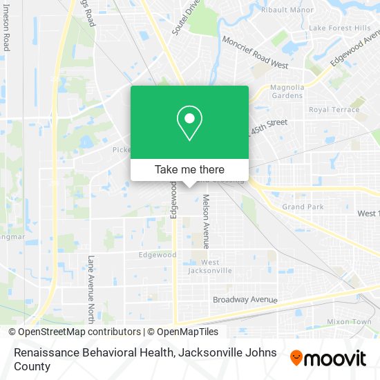 Renaissance Behavioral Health map