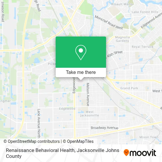 Renaissance Behavioral Health map