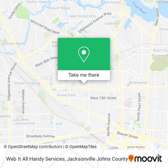 Web It All Handy Services map