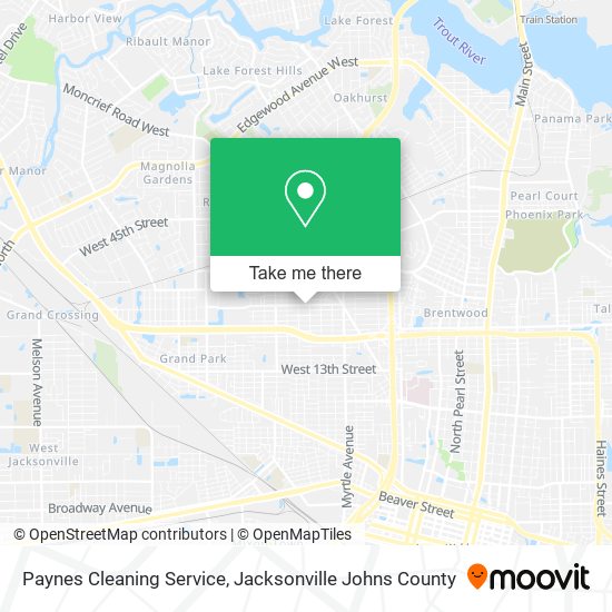 Paynes Cleaning Service map