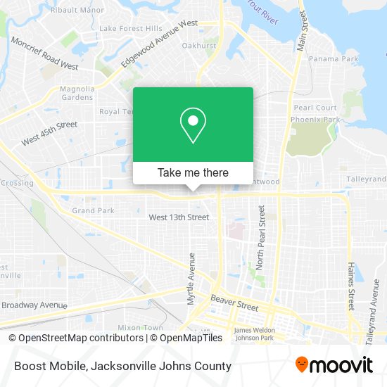 Boost Mobile map