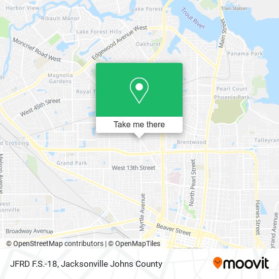 JFRD F.S.-18 map