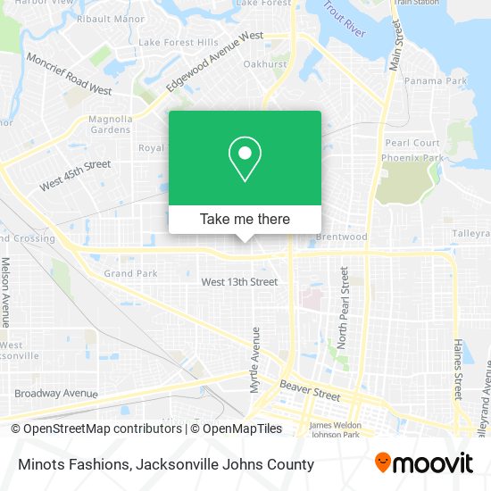 Minots Fashions map