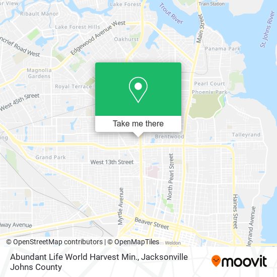 Abundant Life World Harvest Min. map