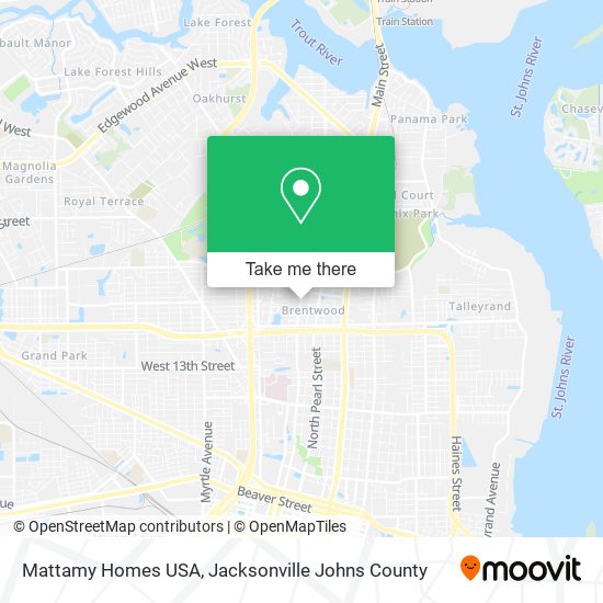 Mattamy Homes USA map