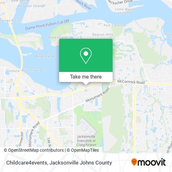 Childcare4events map