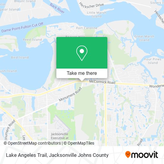Mapa de Lake Angeles Trail