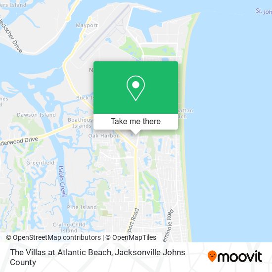 Mapa de The Villas at Atlantic Beach