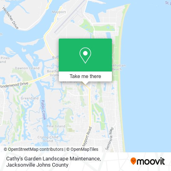 Cathy's Garden Landscape Maintenance map