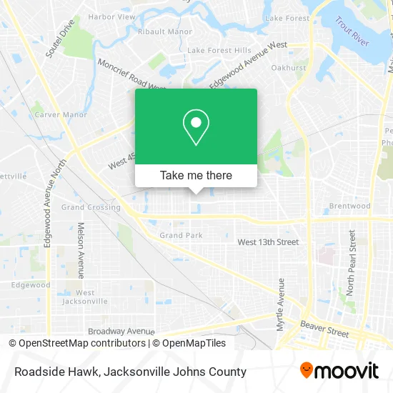 Roadside Hawk map