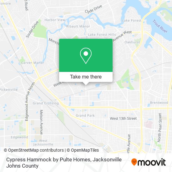 Cypress Hammock by Pulte Homes map
