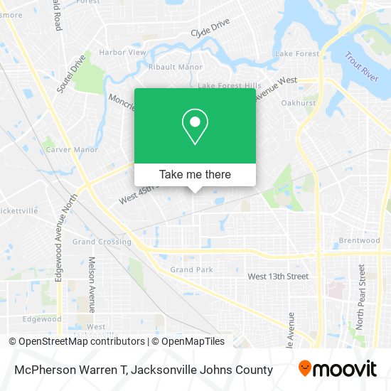 McPherson Warren T map