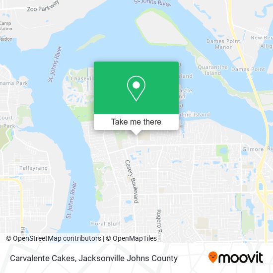 Carvalente Cakes map