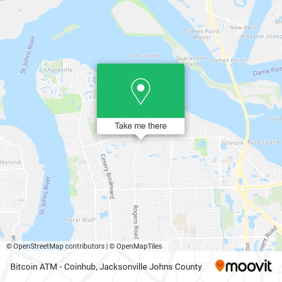 Bitcoin ATM - Coinhub map