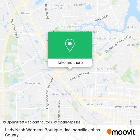 Mapa de Lady Nash Women's Boutique