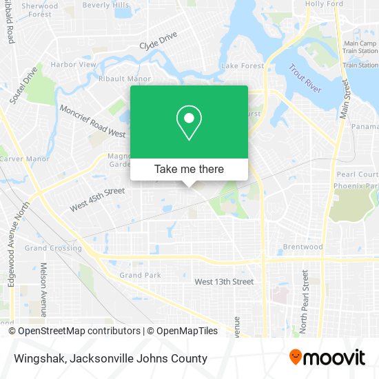Wingshak map
