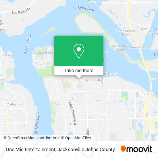 Mapa de One Mic Entertainment