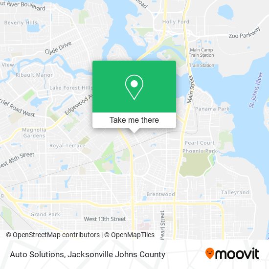 Auto Solutions map