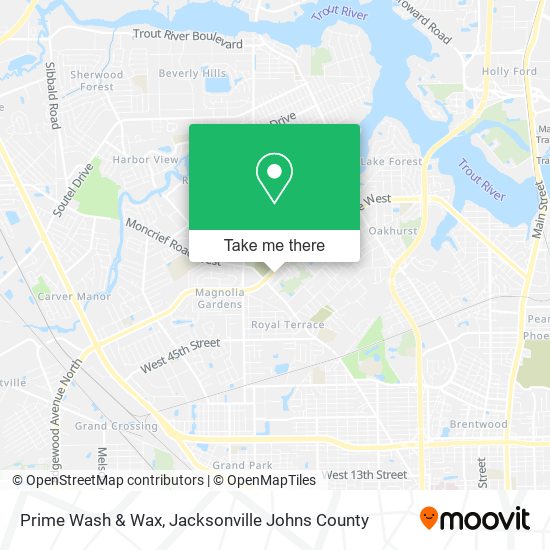 Mapa de Prime Wash & Wax