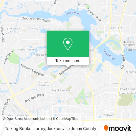 Mapa de Talking Books Library
