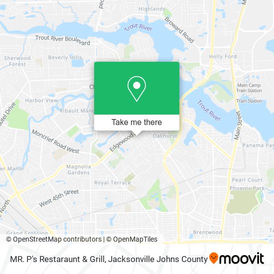 MR. P's Restaraunt & Grill map