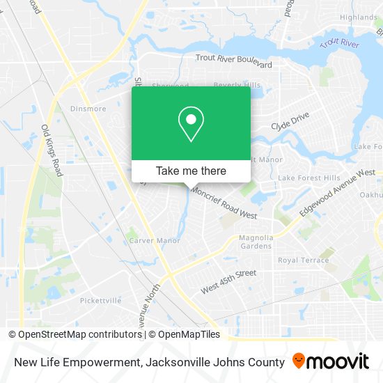 New Life Empowerment map