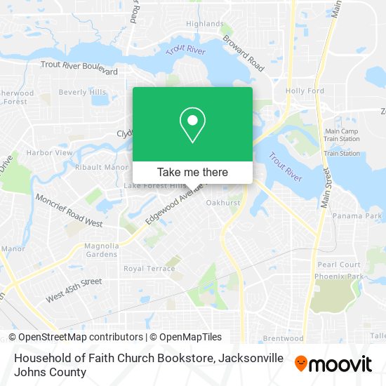 Household of Faith Church Bookstore map