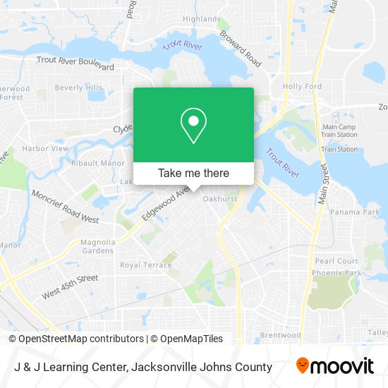 J & J Learning Center map