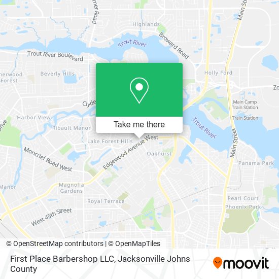 First Place Barbershop LLC map