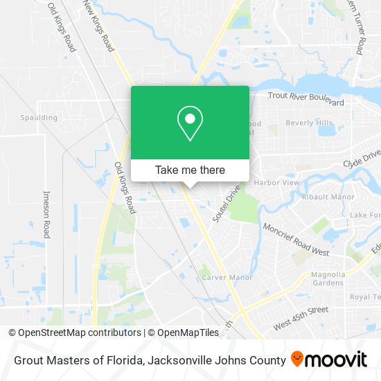 Mapa de Grout Masters of Florida