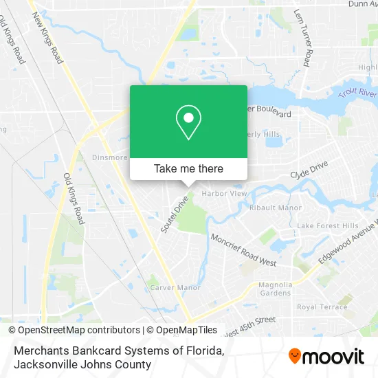 Merchants Bankcard Systems of Florida map