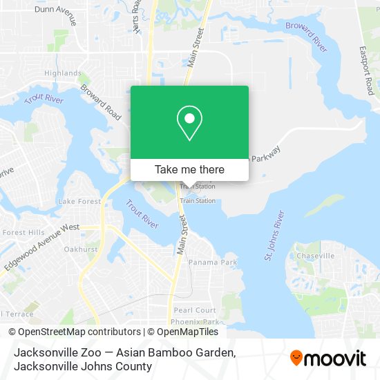 Jacksonville Zoo — Asian Bamboo Garden map