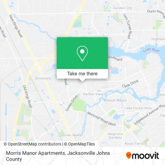 Morris Manor Apartments map