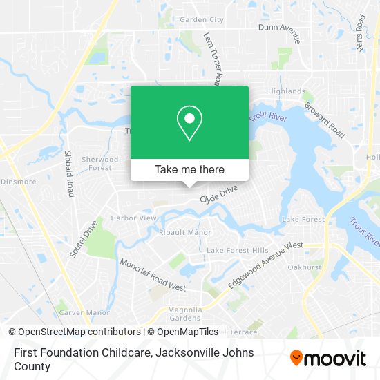 First Foundation Childcare map