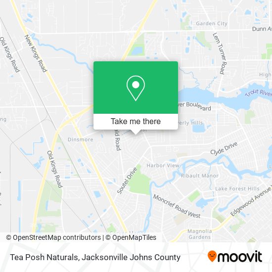 Tea Posh Naturals map