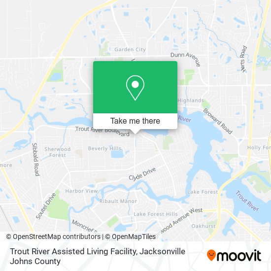 Mapa de Trout River Assisted Living Facility