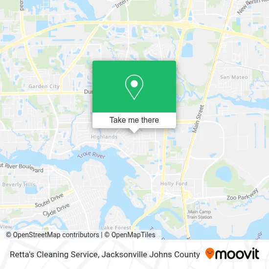 Retta's Cleaning Service map