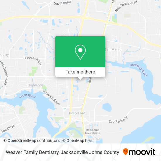 Mapa de Weaver Family Dentistry