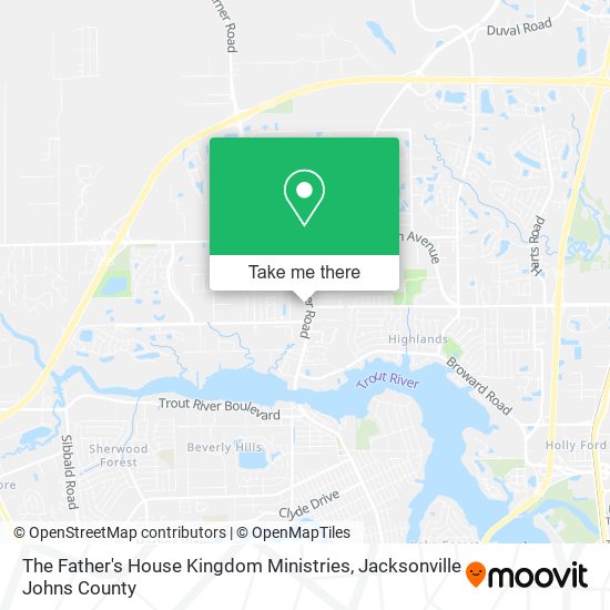 The Father's House Kingdom Ministries map